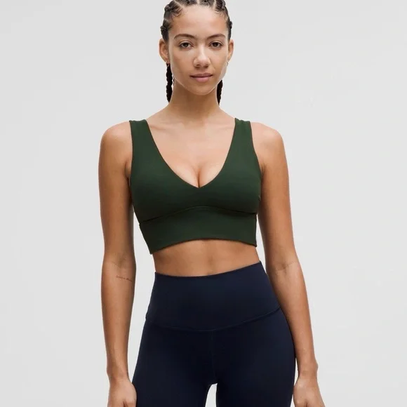 lululemon athletica Deep Green Scoop-Back Sports Bra - Picture 4 of 7